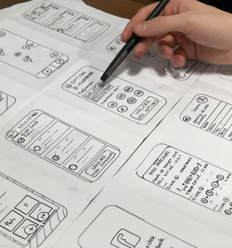 User interface design